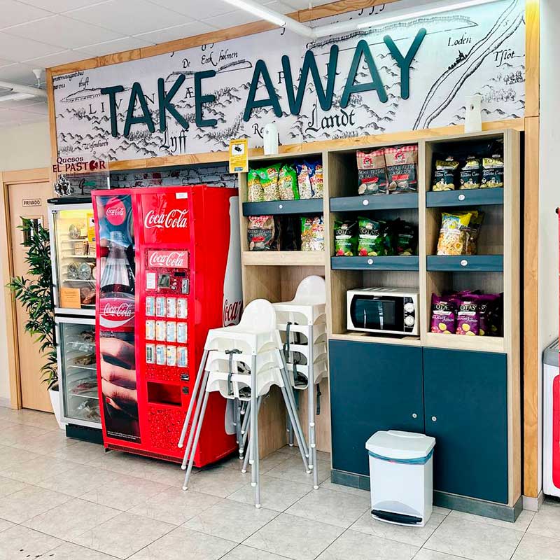 Área de Servicio La 52- Cafetería- Desayuno